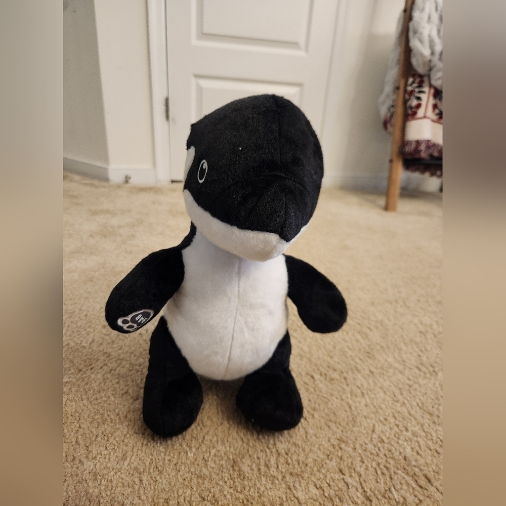Build A Bear Seaworld Sea World Exclusive Plush Orca Shamu BAB NWT #W